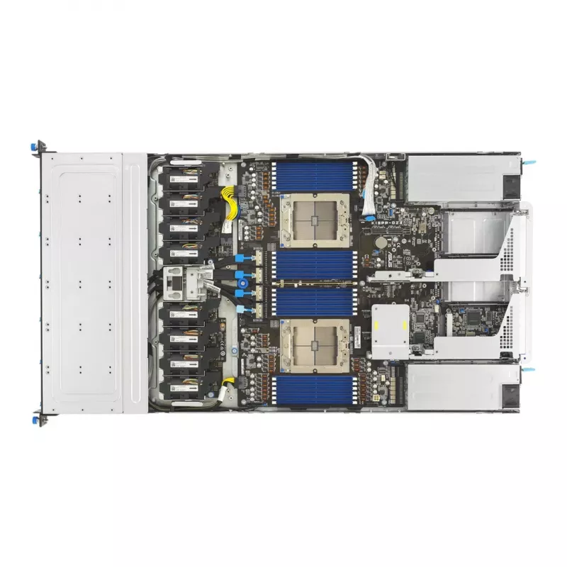 Rack 1U galddators ASUS ExperCenter Pro ERA100A B6 — Intel Core i5, 8GB DDR5, 4×2,5 collu sloti, 500W barošanas bloks, 1×PCIe 5.0 x16, 3×RJ‑45