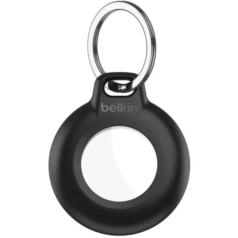 Belkin Secure Holder apvalks ar atslēgu piekariņu Apple AirTag, ūdensdrošs, melns (4 gab.)