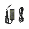 Strāvas adapteris Green Cell AD76P 45W Lenovo klēpjdatoriem, 20V 2.25A, maiņstrāvas–līdzstrāvas, 100–240V ieeja, melns