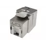 Keystone modulis Alantec MB005-1 plakans nerūsējošā tērauda RJ-45, sieviešu, Cat6a, AWG 22/24