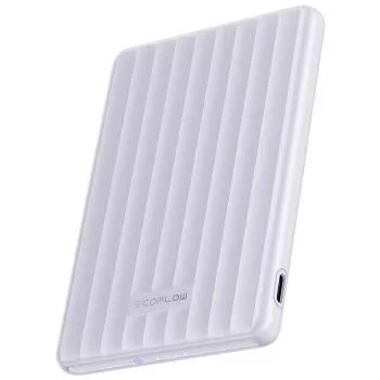 Power bank EcoFlow Rapid/Mag Purple 5000 mAh, portatīvs USB lādētājs, 123 g