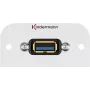 Kindermann Konnect 54 alu - Modulārais sejas panelis ar snap-in stiprinājumu - USB Type A (7441000529)