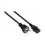 Good Connections iezemēts spraudnis uz C13 melns 3m