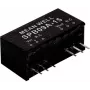 Strāvas pārveidotājs/invertors Mean Well SPB09C-15 — Ieeja 36–75 V, Izeja 15 V, 9 W, RoHS, 24 mm dziļums