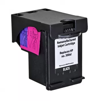 Superbulk saderīga tintes kasetne HP 300XL CC641, melna, pigmenta tinte, standarta ražība, 1 gab.