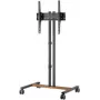 Manhattan Mobilais TV un monitoru statīvs ar ratiņiem, 34 inch–55 inch, VESA 200x200–400x400mm, līdz 35kg, augstuma regulējams