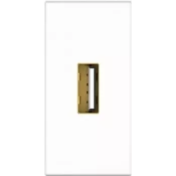 Kindermann 7464000822. Buchsen-Typ: USB, Module Menge (max): 1 Modul(e). Produktfarbe: Weiß, Material: Kunststoff. Eingangsspannung: 5 V, USB Ausgangs