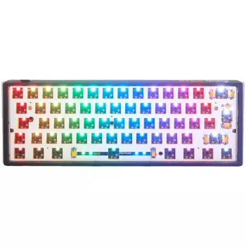 Ducky One 3 Hot-Swap Barebone Mini tastatūra Gaming USB US English Melna