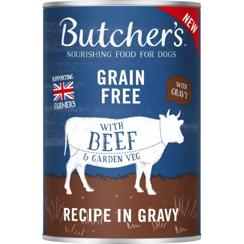 BUTCHER'S Original Mega iepakojums ar dārzeņiem mērcē - mitrā suņu barība - 6 x 400g