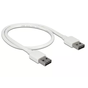 USB kabelis USB 2.0 DeLOCK 85192 0,5 m Balts