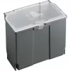 Uzglabāšanas kaste Bosch SystemBox taisnstūra polipropilēns 176×105×133 mm Melna/Pelēka