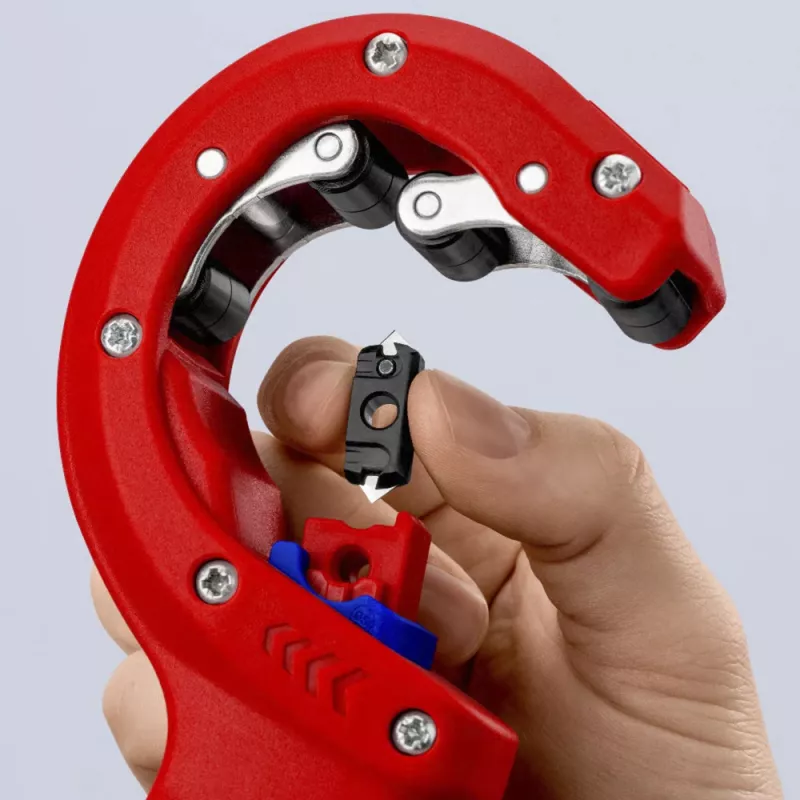 Cauruļu griezējs Knipex DPT50 90 23 02 BK — griešanas kapacitāte 50 mm