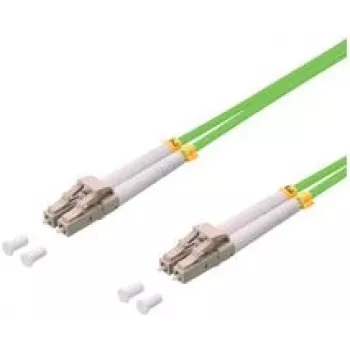 Logilink optiskās šķiedras patch kabelis LC/UPC Multi-Mode (M) - LC/UPC Multi-Mode (M) 15 m OM5 gaiši zaļš (FP5LC15)