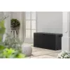 Āra glabāšanas kaste Keter 249722 270 L, laikapstākļiem izturīga, grafīta krāsa, taisnstūra 1180×440×580 mm