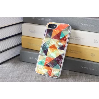 Aizsargmaciņa iKins Apple iPhone 8/7 — mozaīkas balta
