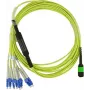 Fiber MPO uz 4x LC sadales kabelis CBO SFP5141BU5MKB, vienmoda, 5 m