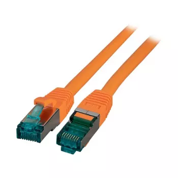 EFB-Elektronik RJ45 Patch Kabelis Cat.6A S/FTP LSZH oranžs 0,5m (MK6001.0,5O)