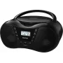 Boombox SENCOR SPT2300BK — CD atskaņotājs, MP3, USB, Bluetooth 5.1, FM, AUX, 4W, baterija/tīkls