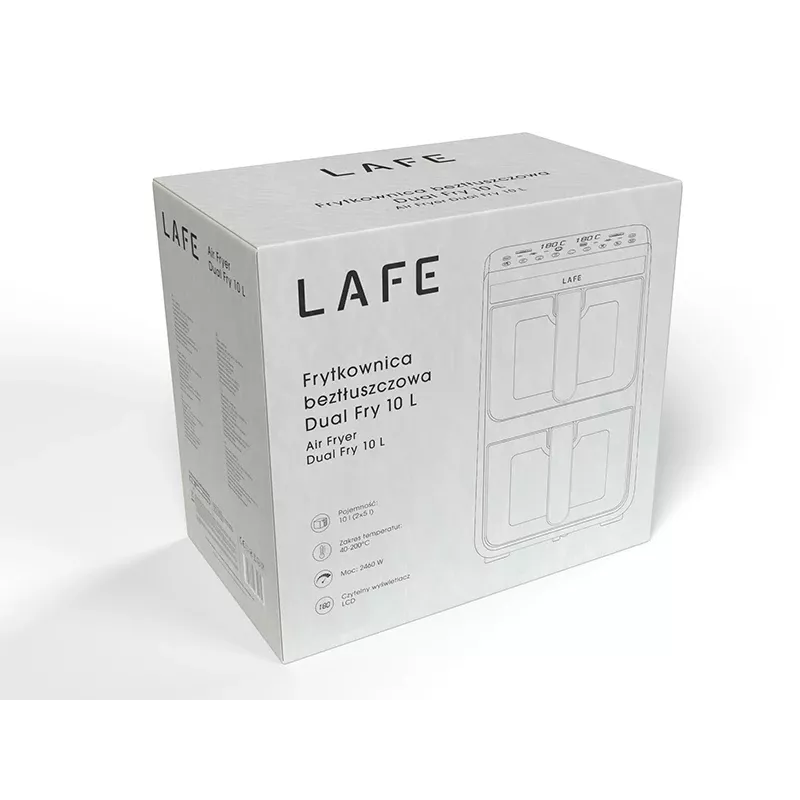 Lafe 47476 Gaisa Cepeškrāsns Dual Fry 10L