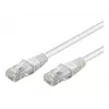 Wentronic Goobay CAT 5e Patch Kabelis, U/UTP, Balts, 3 m - CCA (68506)