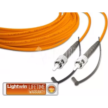 Lightwin LSP-62 ST-ST 20.0 – viena režīma optiskais patch kabelis, MM OM1, ST-ST, 20 m
