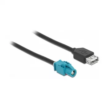 Kabelis HSD Z sievišķais uz USB 2.0 Type-A sievišķais 1 m DeLOCK 90502