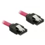 SATA kabelis DeLOCK 82678 0.7m Sarkans