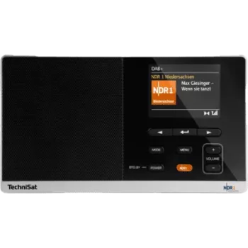 Portatīvais DAB radio TECHNISAT Digitradio 215 NDR 1 Dabbi Edition, melns/sudrabs