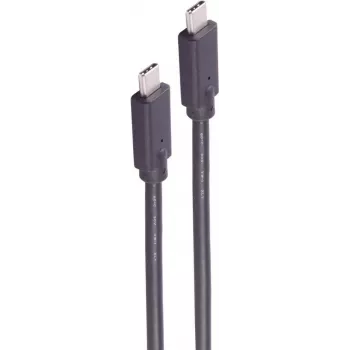 USB kabelis ShiverPeaks BS13-28045 USB 2.0 3m USB-C Melns