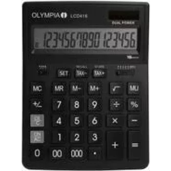 Kalkulators OLYMPIA LCD-416 melns (4676)