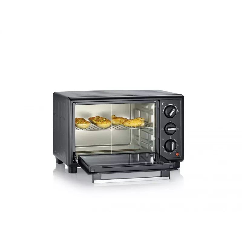 Elektriskais mini krāsns SEVERIN TO 2078 — 20 L, 1600 W, melna