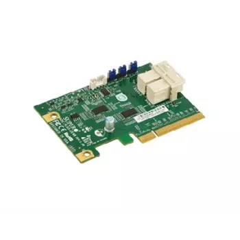 Supermicro AOC-SLG3-2E4R Green - Kontrolieris NVMe