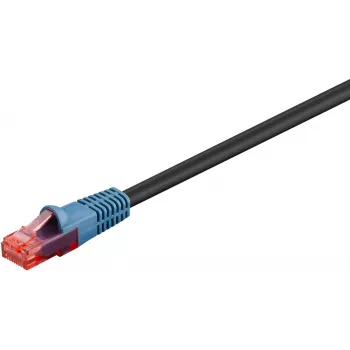 Goobay 94389 Ethernet Patch kabelis melns