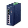 PLANET IGS-624HPT tīkla slēdzis Nepārvaldāms Gigabit Ethernet (10/100/1000) Power over Ethernet (PoE) Zils