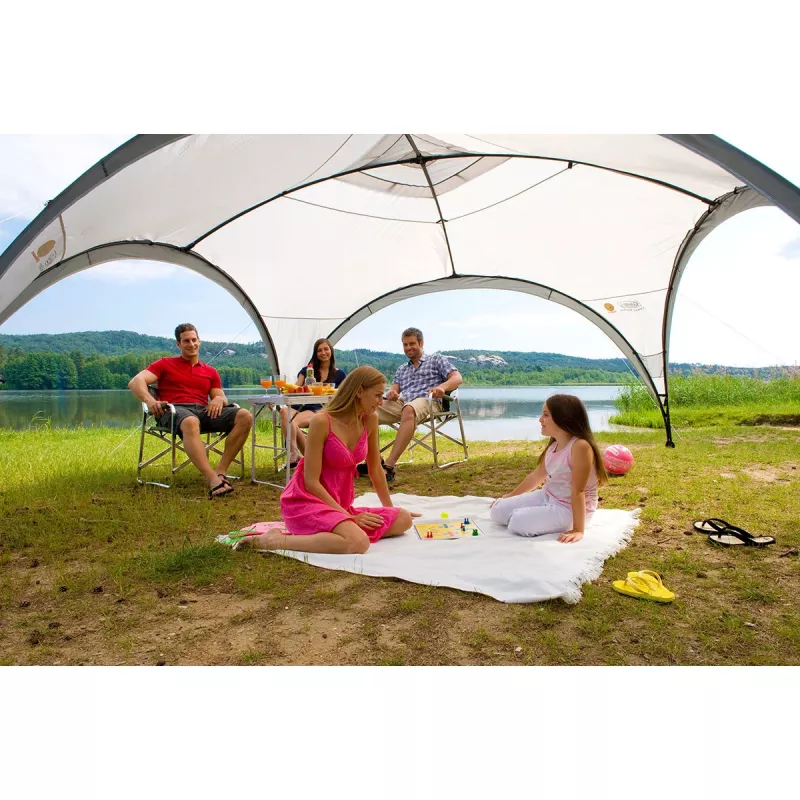 Paviljons pasākumiem Coleman 4,5 x 4,5m (Gaiši pelēks/Pelēks)