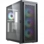 PC korpuss Silentware Air 100 Black – vidējais tornis, ATX saderīgs, melns