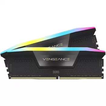 Corsair Vengeance RGB 64 GB (2x 32 GB) DDR5-5600 CL40 atmiņas komplekts, melns