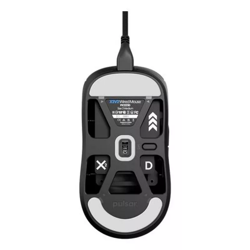 Pulsar X2/MEDIUM Black optiskā USB pele PX2221D