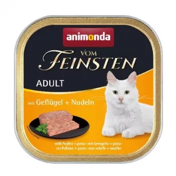 ANIMONDA Vom Feinsten Adult Poultry with pasta - slapjā barība kaķiem - 100g