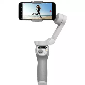 DJI OM SE gimbals pelēks Bluetooth ar mobilā turētāju un somu, maks. slodze 290 g
