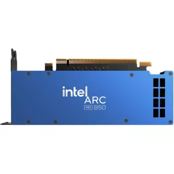 Grafikas karte INTEL Arc Pro B50 — 16 GB GDDR6, 128 bitu, PCIe 5.0, aktīvā dzesēšana