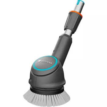 Bezvadu grīdu tīrītājs AquaBrush Universal 18V P4A, cieto grīdu tīrītājs Pelēks/tirkīzs, Li-Ion Akumulators 2,5Ah P4A, POWER FOR ALL ALLIANCE