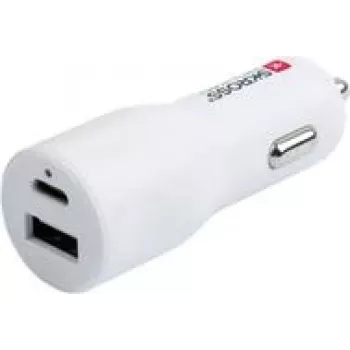 SKROSS Dual Auto Lādētājs 20W PD balts (SKCHCA0120WPDCN)