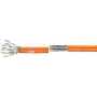 LogiLink Professional - Lentes kabelis - 100 m - 7,5 mm - SFTP, PiMF - Cat.7 neekranēts kabelis - Halogēnu nesaturošs, izturīgs, Duplex - oranžs