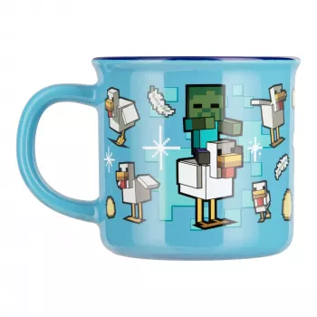 Paladone Minecraft Chicken Jockey siltummainīga krūze