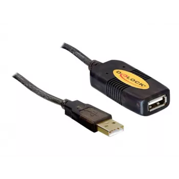 USB kabelis DeLOCK 82446 USB 2.0 10m Melns