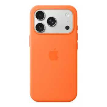 Silicone Maciņš Apple iPhone 17 Pro MagSafe Oranžs