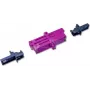 Lightwin LWL savienotājs, LSH (E2000 saderīgs), simplekss, daudzmodu OM4 (LKUP E2-E2 MM OM4 LSH)