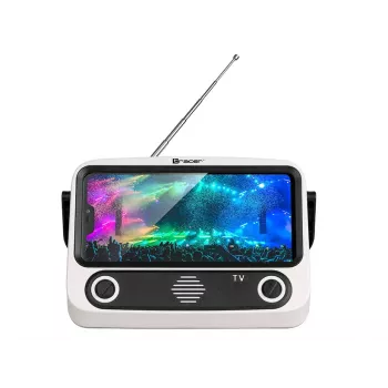 Mobilais statīvs TRACER T-MLX48046 ar Bluetooth skaļruni, regulējams turētājs telefonam/planšetei