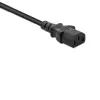 Pagarinātāja kabelis QOLTEC 50459 IEC C13–C14 1,5 m